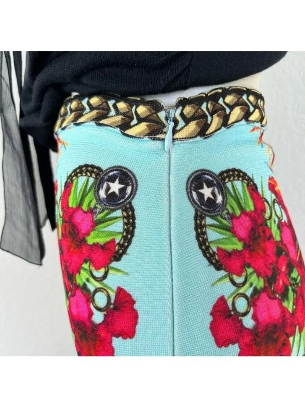 Givenchy Birds of Paradise Resort 12 Collection Ricardo Tisci Knit Pencil Midi S - Picture 5 of 16